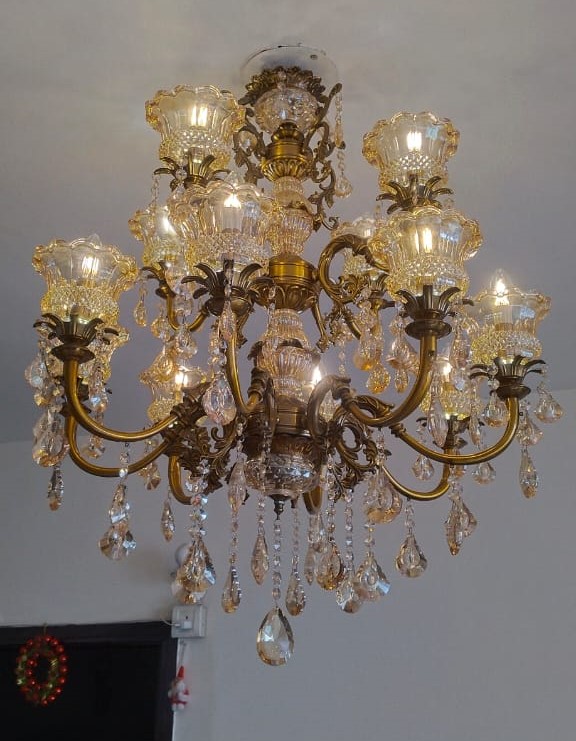 Classic Multi-Arm Crystal Chandelier